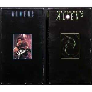 Vintage Aliens VHS + The Making‎ of Alien 3 VHS Lot NTSC Documentary 1986 1992